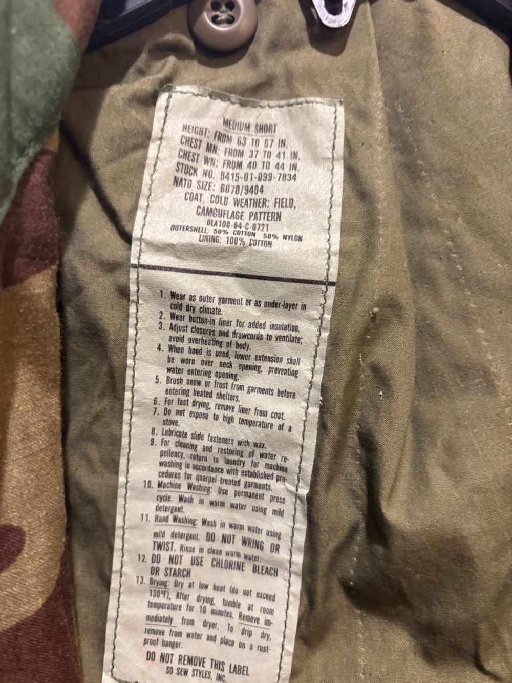 Classic Woodland Camo Field Jacket - Green/Brown - Picture 2 of 5